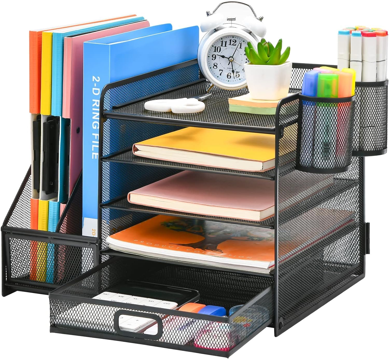 BAREPEPE 5-Tier Mesh Desk Organizer - Result Guru