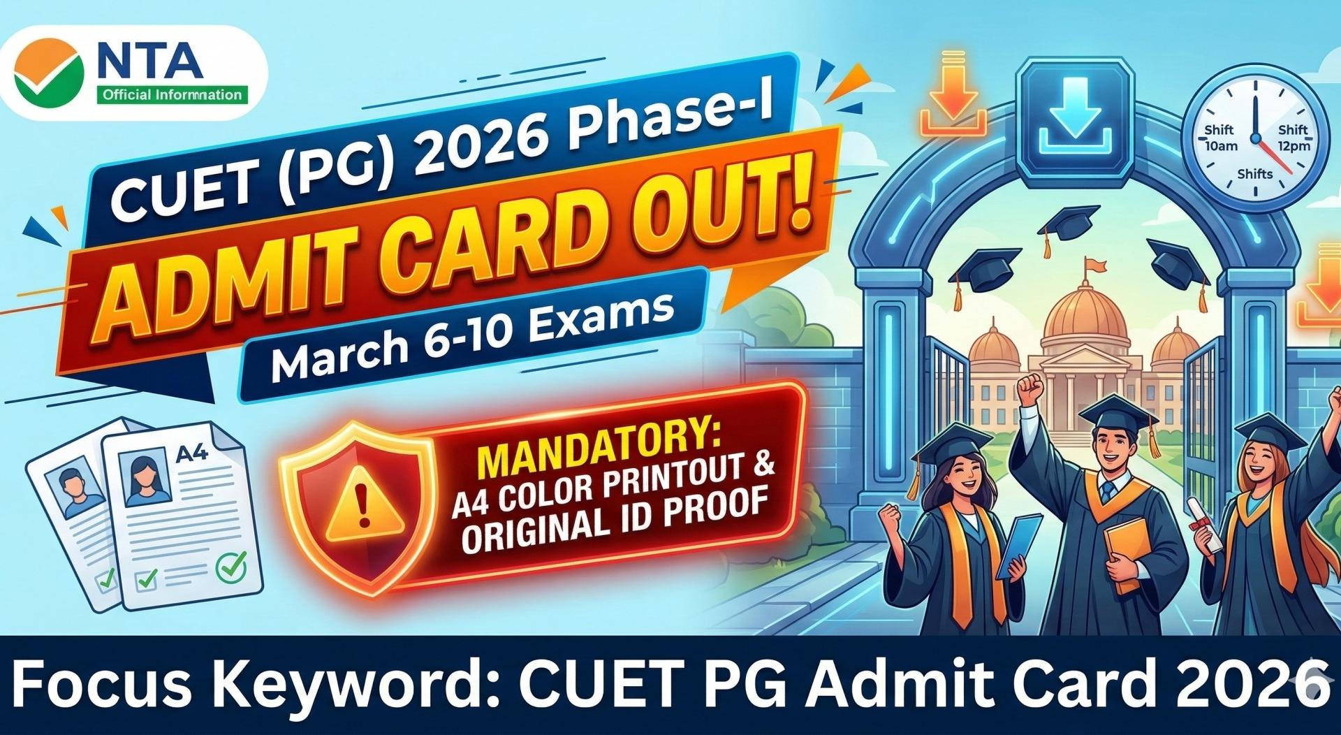 [ORG] [POST] Admit Card 2026 – Hall Ticket Download