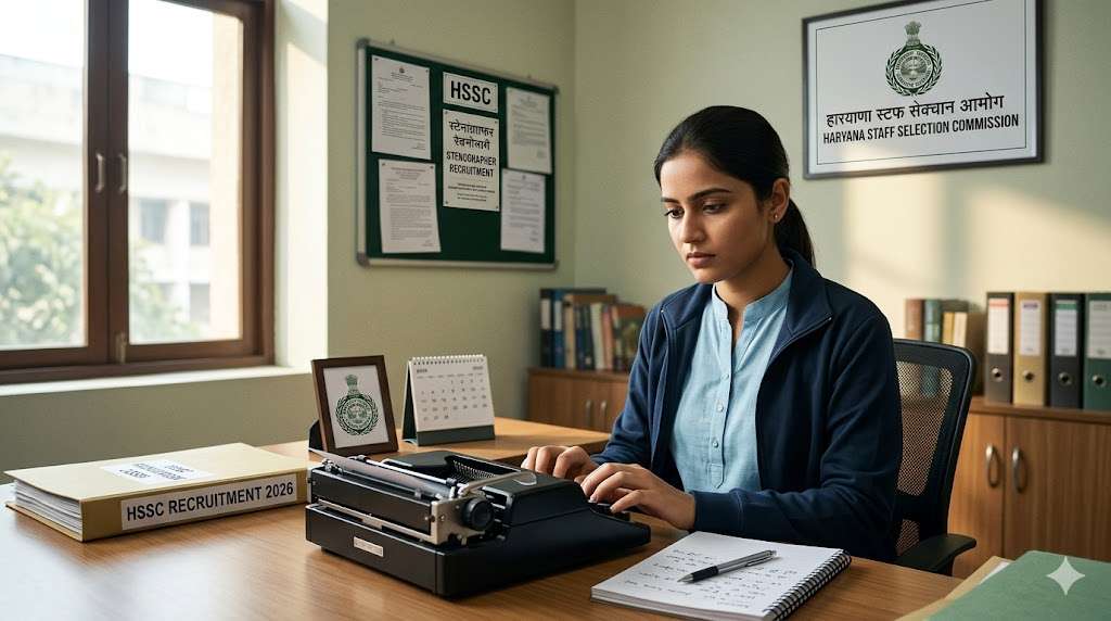 HSSC Stenographer Recruitment 2026: Apply Online for 1952 Posts